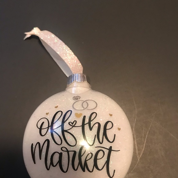 Bride Engagement Christmas/ Holiday Ornament - Picture 4 of 5